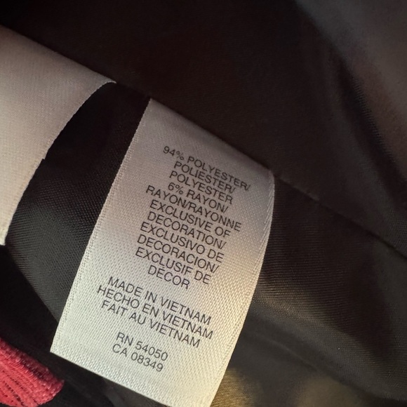 Jones Studio Pink and Black Textured Blazer with Notched Lapel size 24W vintage - Picture 3 of 6